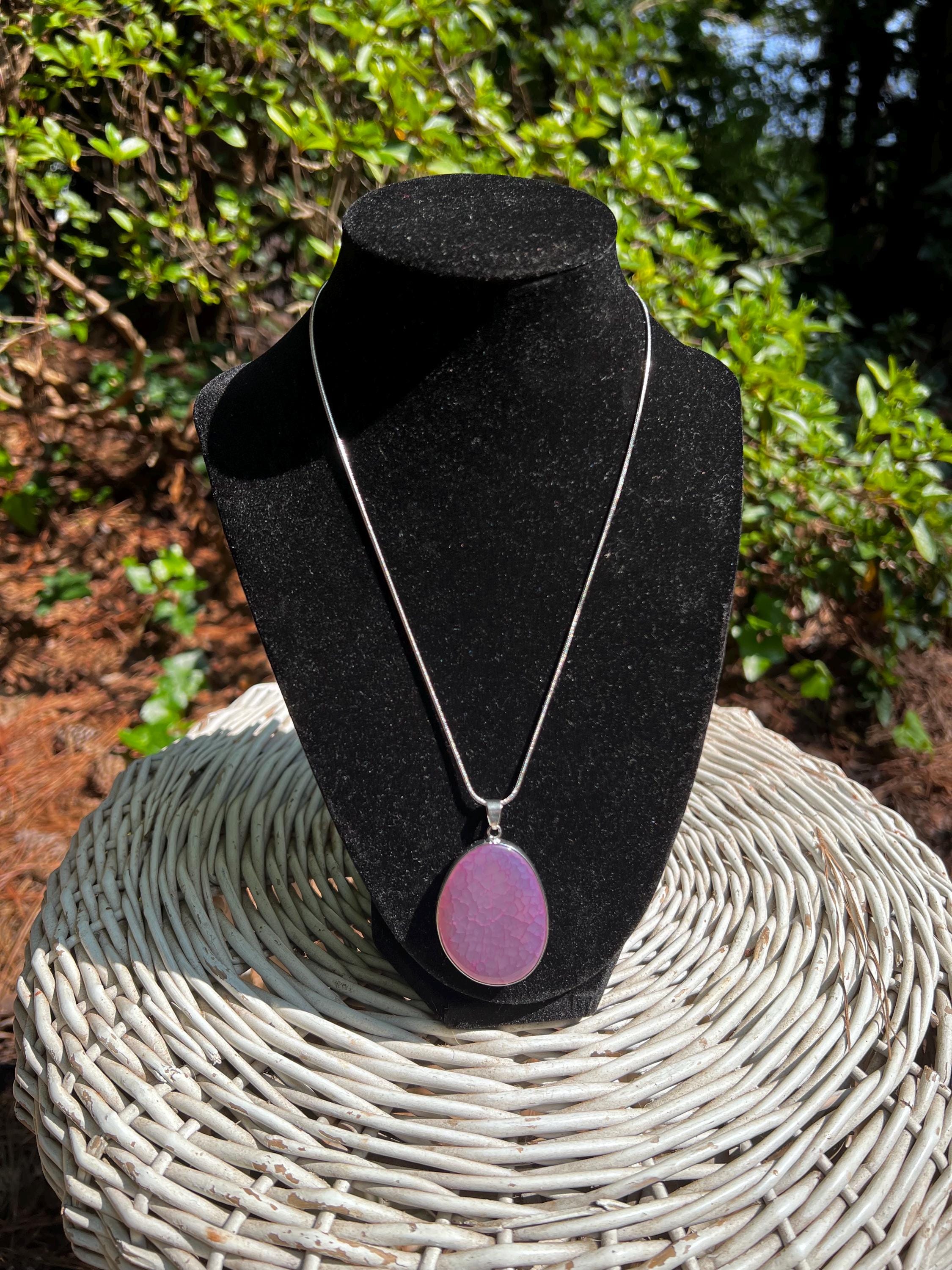 Aura Agate Pendant
