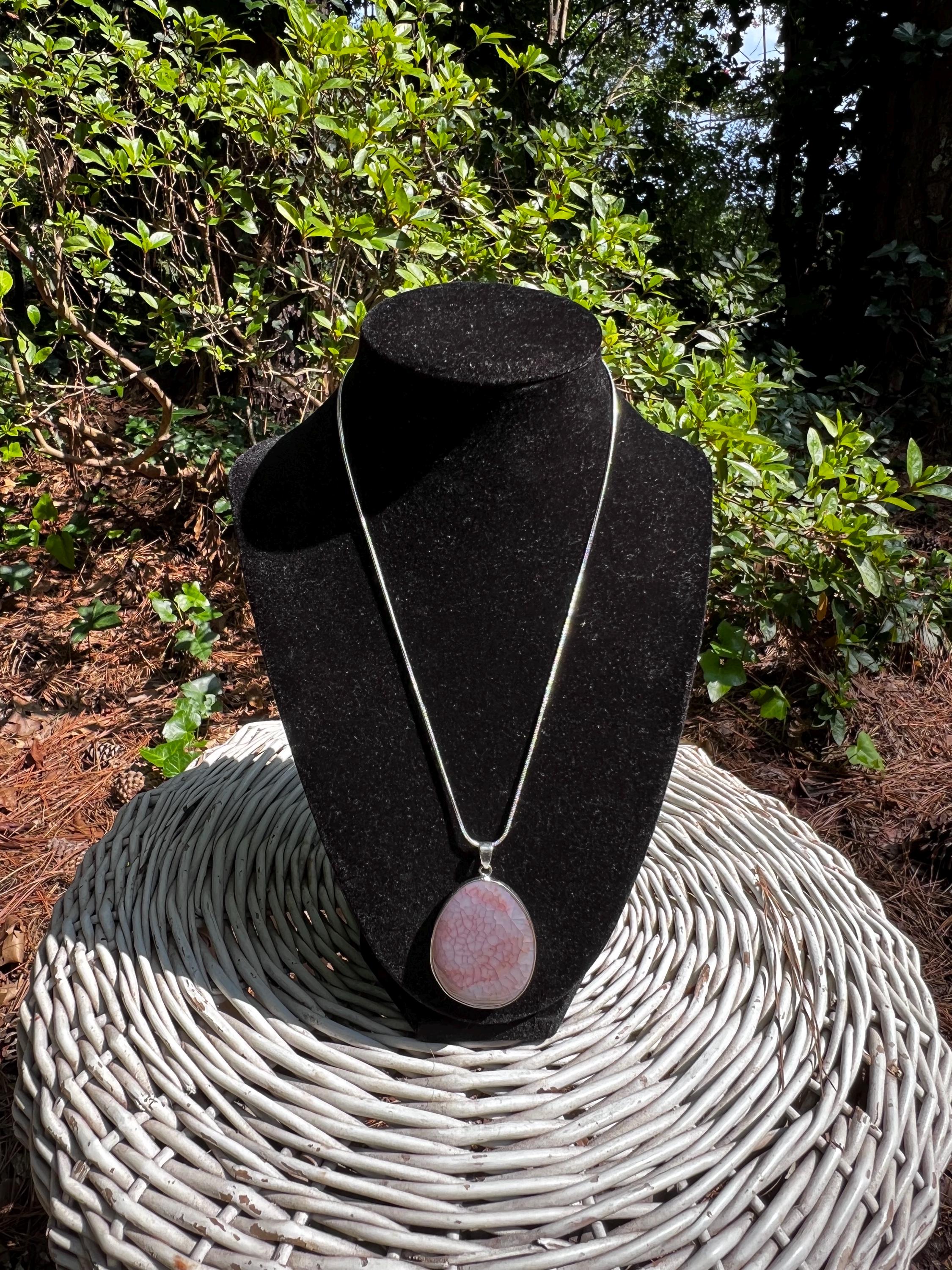 Aura Agate Pendant