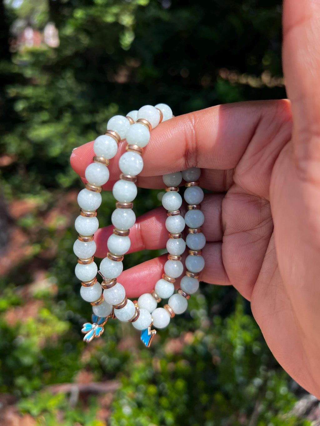 Riverstone Bracelet | Natural Amazonite