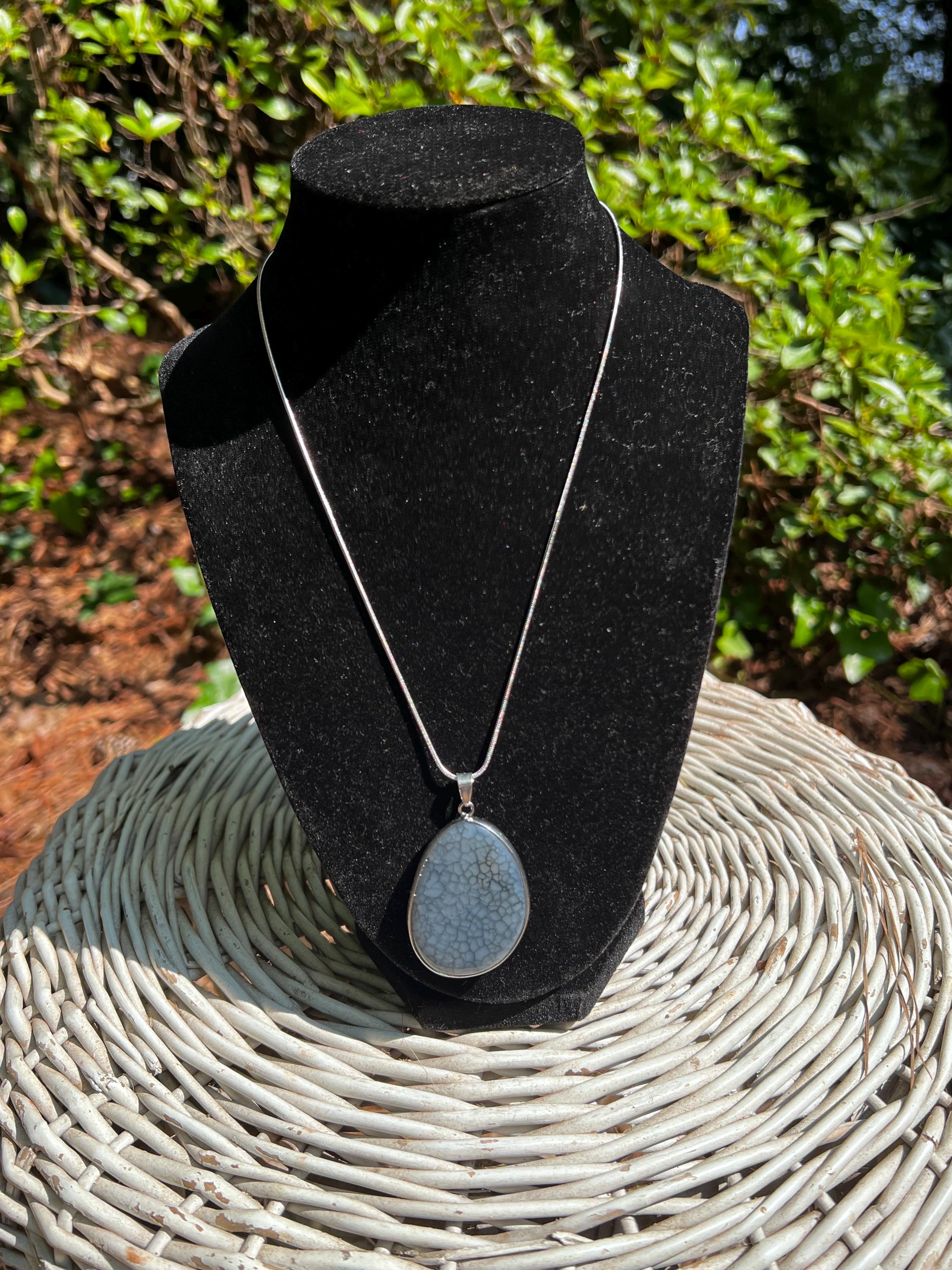 Aura Agate Pendant